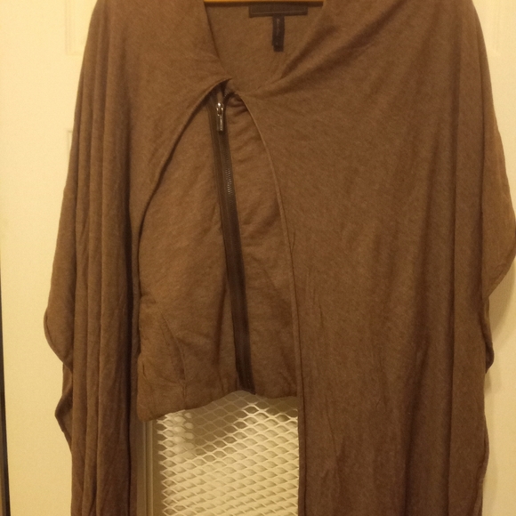 BCBGM Max Azria Brown Cotton Spring Jacket - Picture 3 of 7